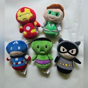 Disney Itty Bittys Super Hero Plush Dolls Cat Woman Iron Man Movie Stuffed Toy